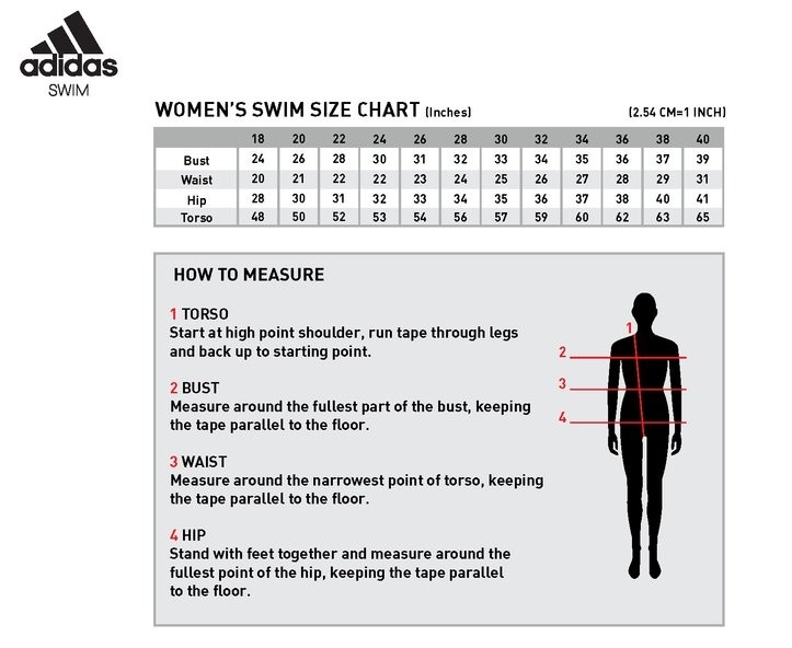 Women's Adidas Clothing Size Chart